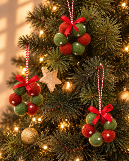 Festive Fresheners (Red/Green Polka Dots)