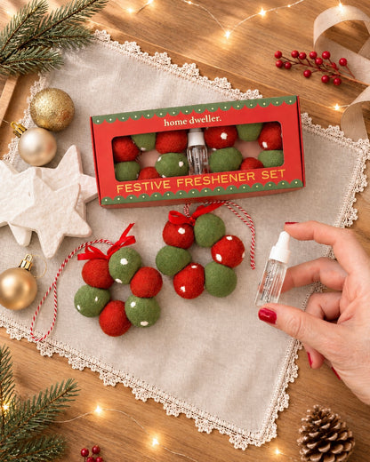 Festive Fresheners (Red/Green Polka Dots)