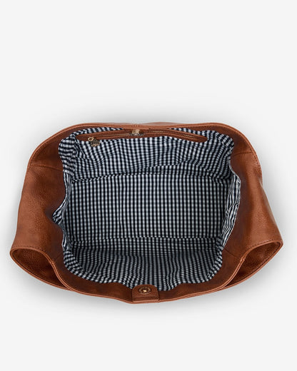 Arcadia Tote (Tan Pebble)