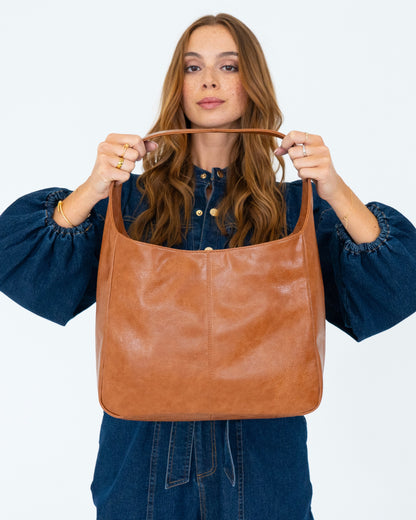 Arcadia Tote (Tan Pebble)