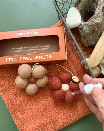 Felt Fresheners (Creamy Caramel)