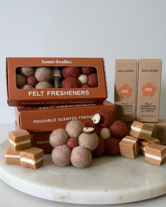 Felt Fresheners (Creamy Caramel)