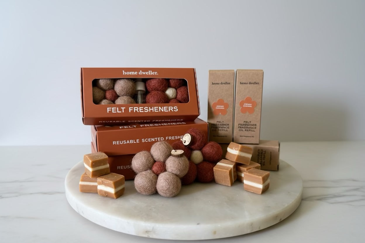 Felt Fresheners (Creamy Caramel)