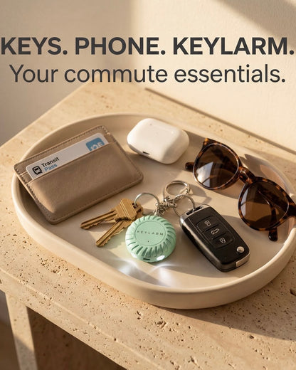 Keylarm Personal Safety Alarm & Light (Mist Teal)