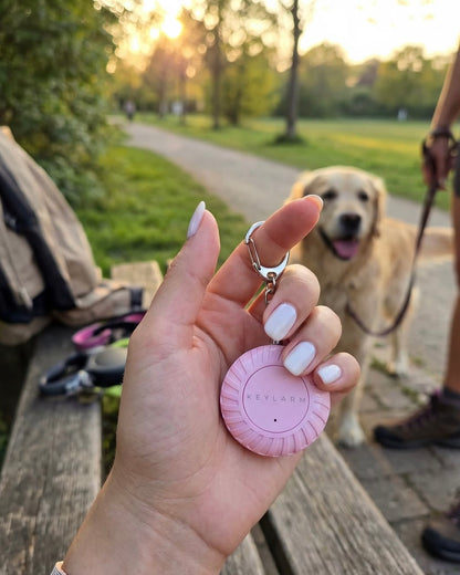 Keylarm Personal Safety Alarm & Light (Blush Pink)