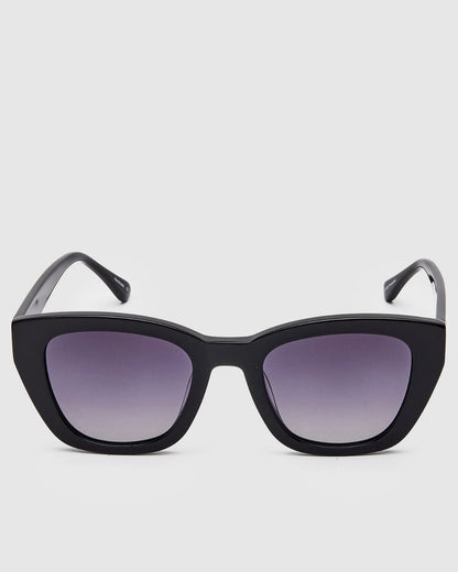 Leo Sunglasses (Milky Black)