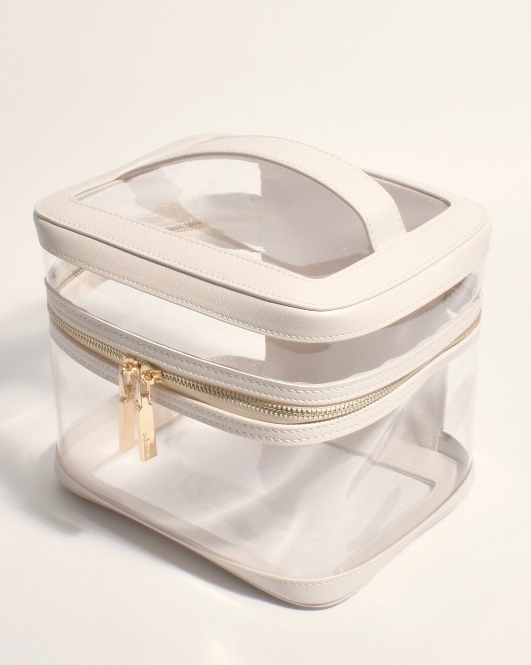 Seeing Clearly Toiletry Bag/Makeup Case (Cream)