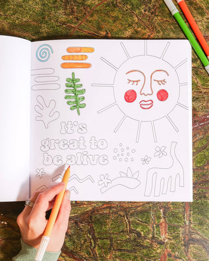 Affirmations Colouring Book