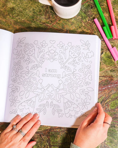 Affirmations Colouring Book
