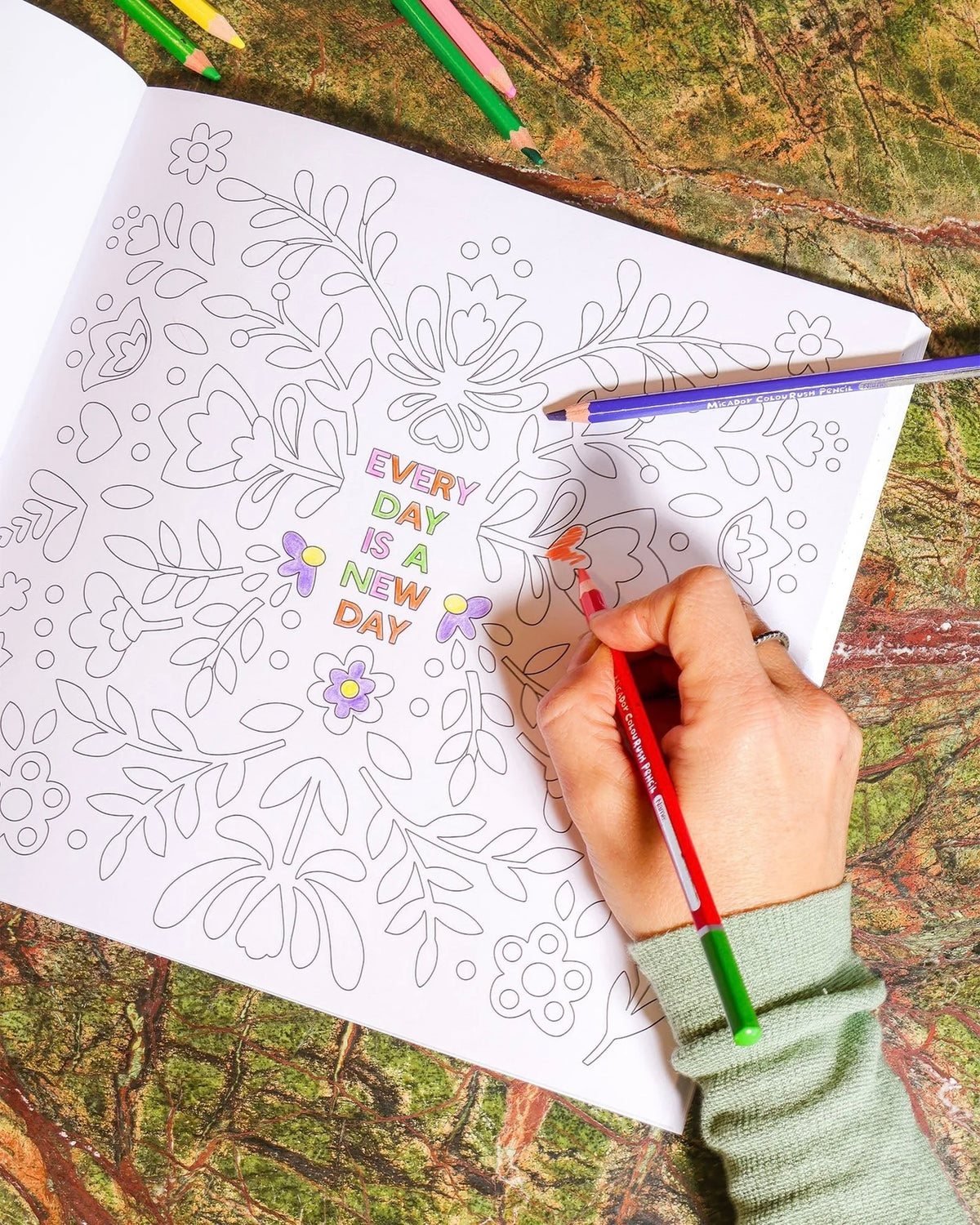 Affirmations Colouring Book