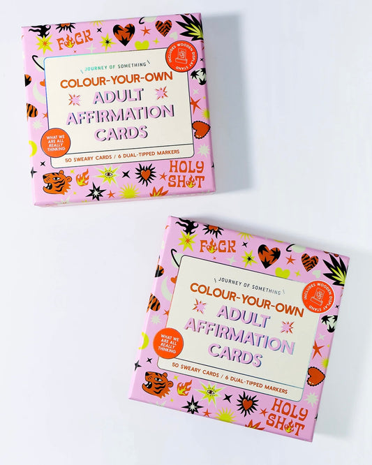 Colour Your Own Affirmation Card Set (Adult Edition)