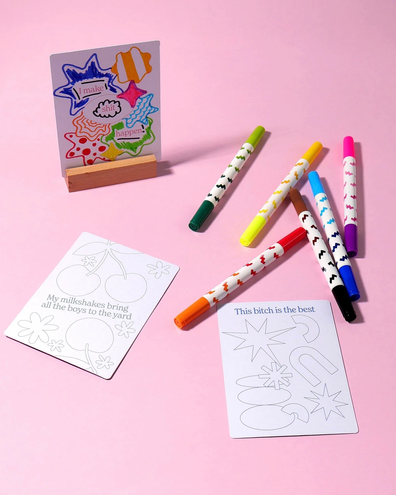 Colour Your Own Affirmation Card Set (Adult Edition)