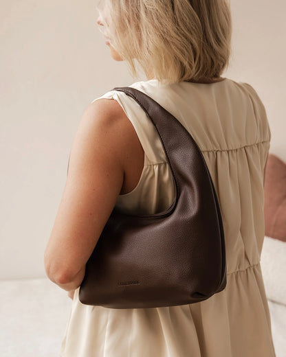 Mini Monaco Shoulder Bag (Chocolate)