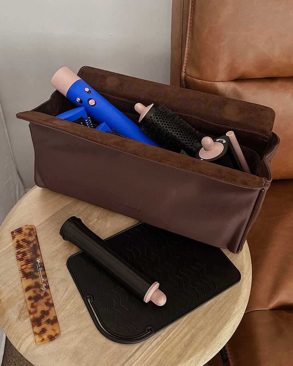 Margot Hair Tool Travel Case (Chocolate)