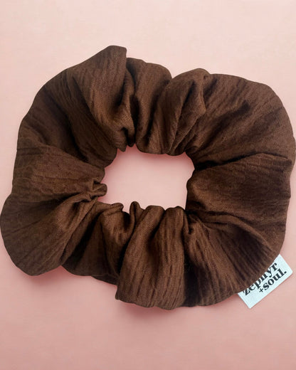 Christmas Bauble Scrunchie (Chocolate)