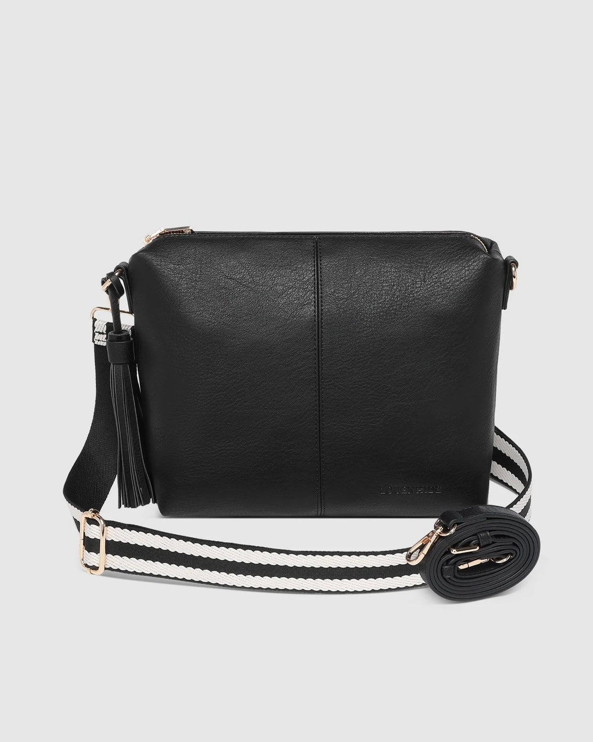 Kasey Crossbody Bag (Black Stripe)