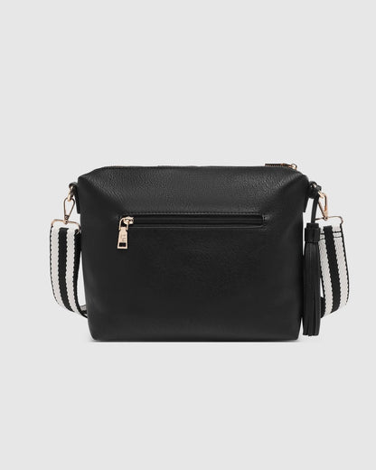 Kasey Crossbody Bag (Black Stripe)