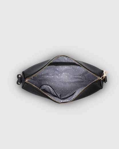 Kasey Crossbody Bag (Black Stripe)