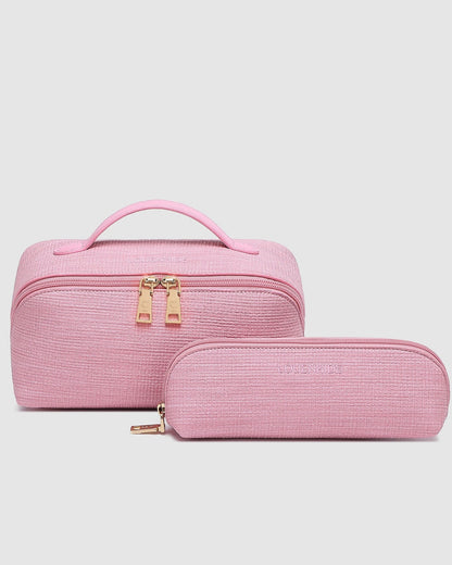 Mary Jayne Makeup Bag Set (Pink)