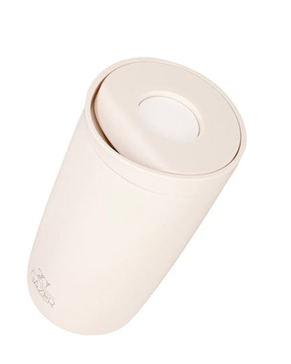 Click & Sip Insulated Coffee Cup (Cream)