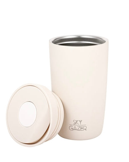 Click & Sip Insulated Coffee Cup (Cream)