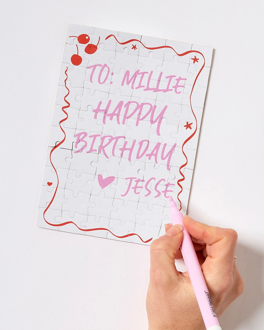 Greeting Card Puzzle (Sweet Birthday)