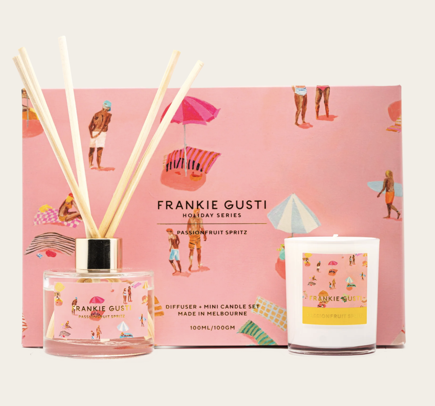 Holiday Series Candle + Diffuser Duo (Passionfruit Spritz)