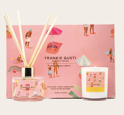 Holiday Series Candle + Diffuser Duo (Passionfruit Spritz)