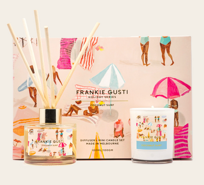 Holiday Series Candle + Diffuser Duo (Coconut Surf)