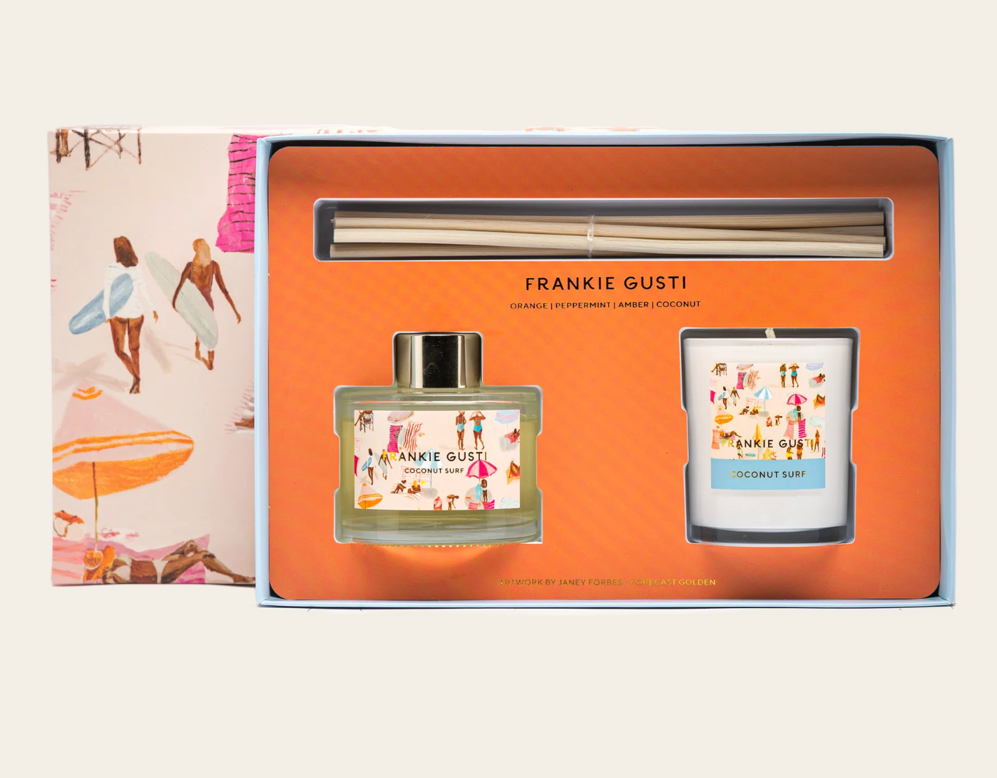 Holiday Series Candle + Diffuser Duo (Coconut Surf)