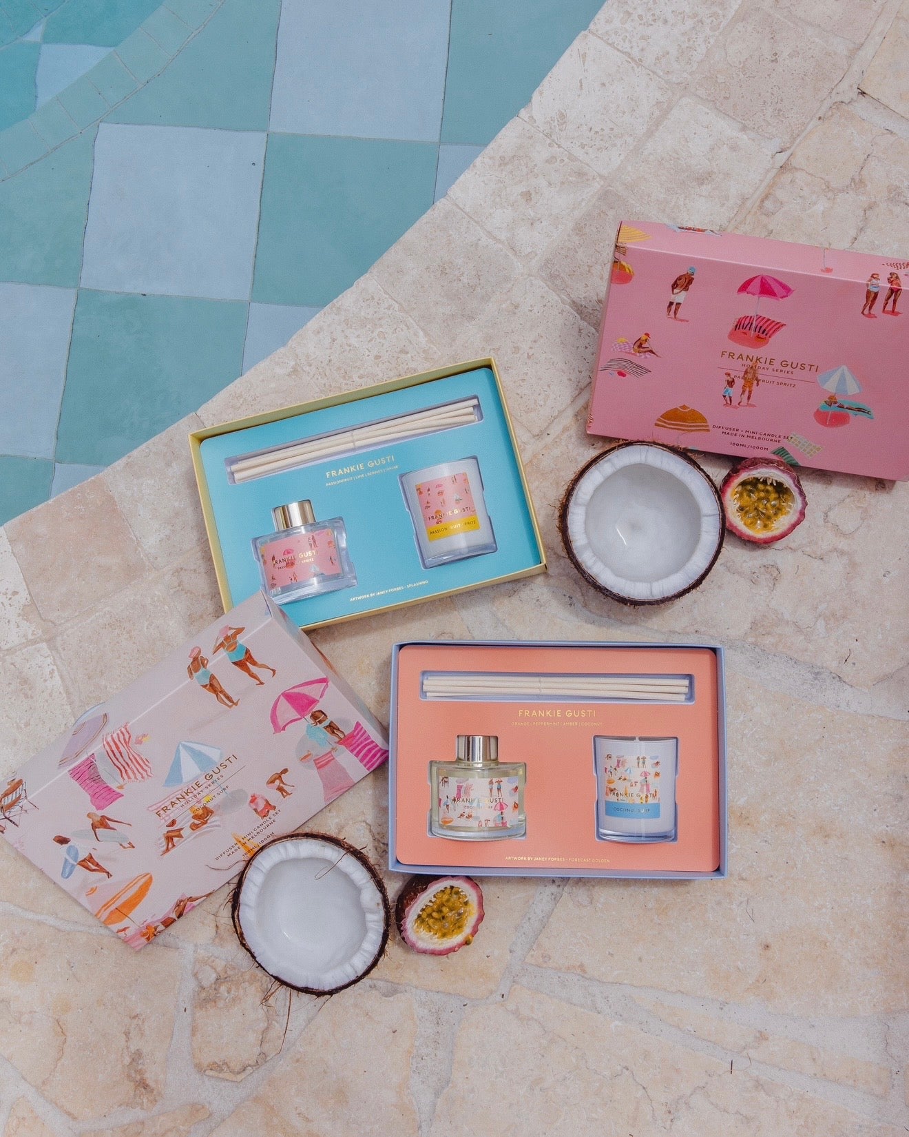 Holiday Series Candle + Diffuser Duo (Passionfruit Spritz)