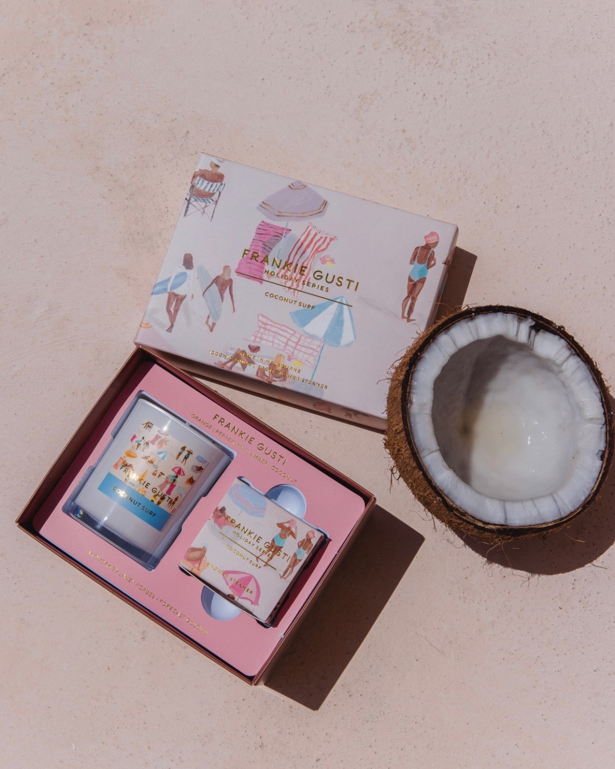 Holiday Series Candle & Steamer Duo (Coconut Surf)