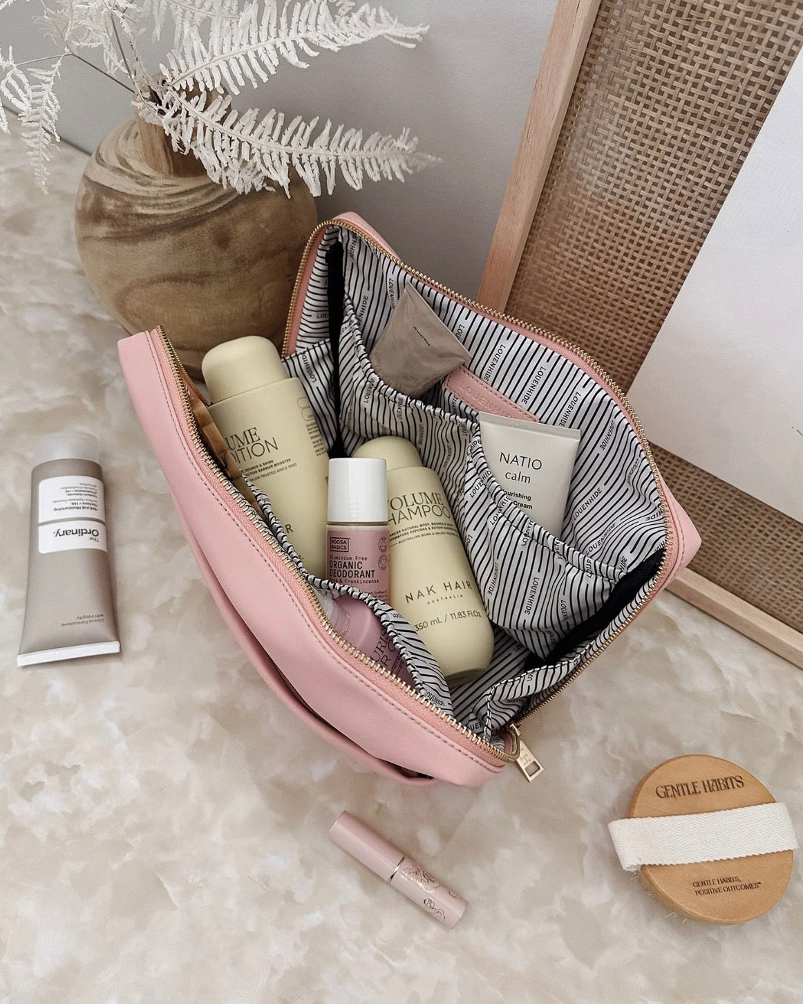 Vanessa Makeup Bag (Pink)