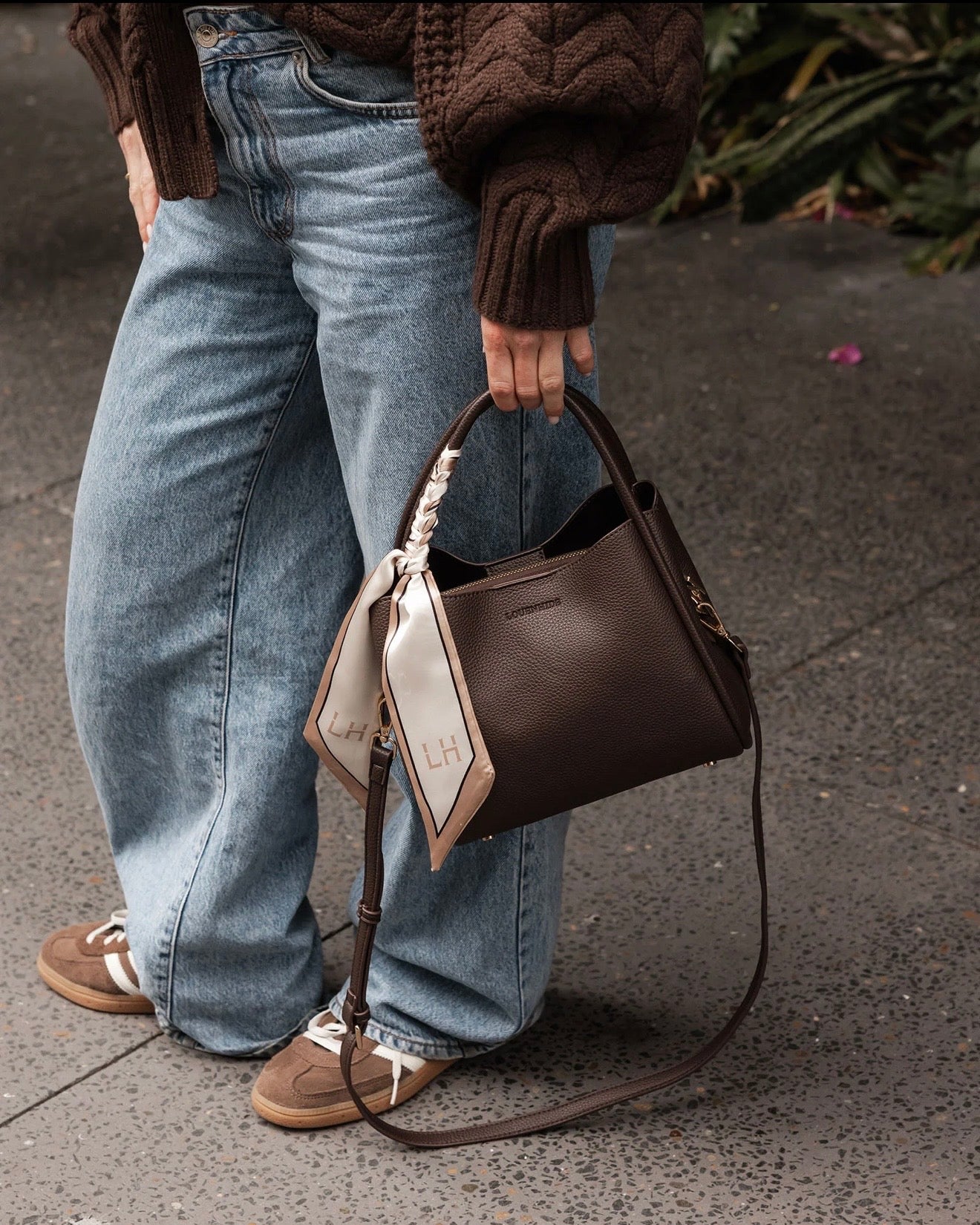 Steffie Mini Tote Bag (Chocolate)