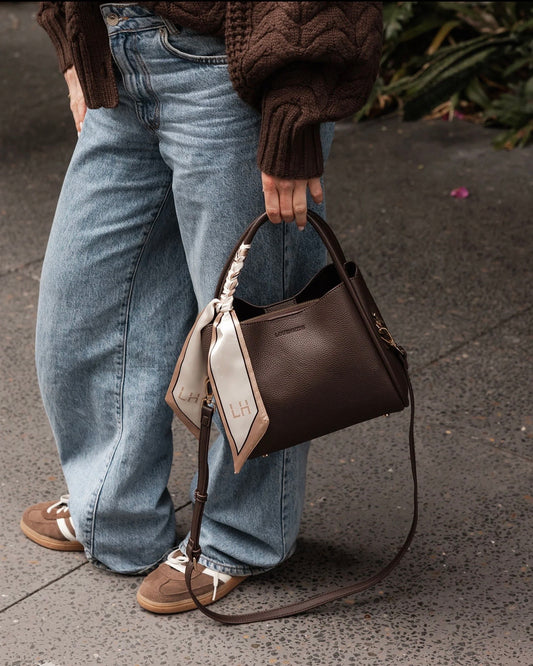 Steffie Mini Tote Bag (Chocolate)