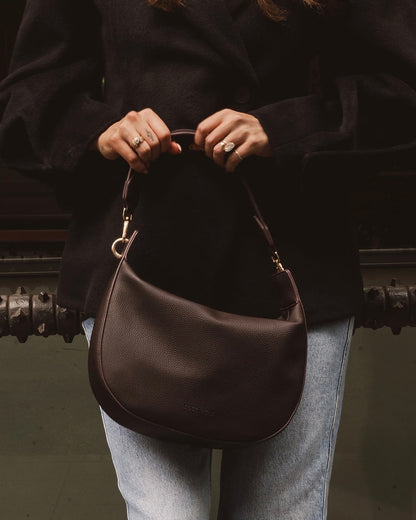 Georgina Shoulder Bag (Chocolate)