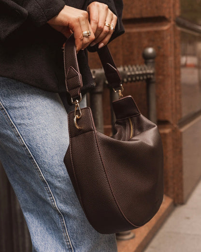 Georgina Shoulder Bag (Chocolate)