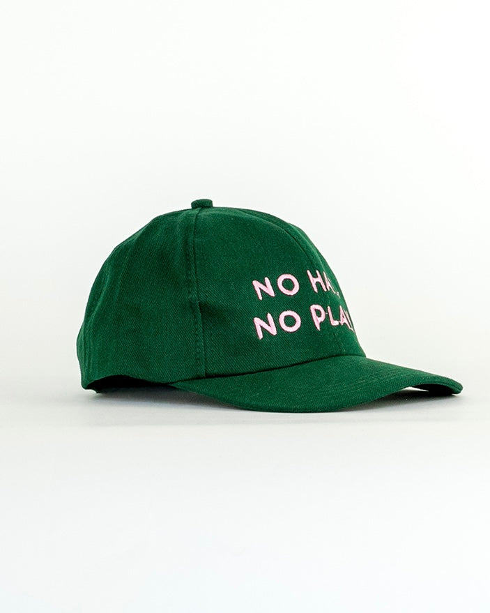 No Hat No Play Cap (Green/Pink)