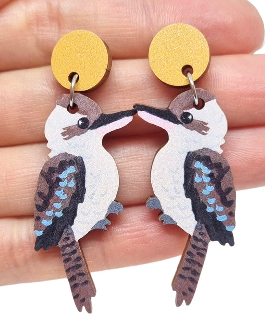 Kookaburra Australian Bird Earrings