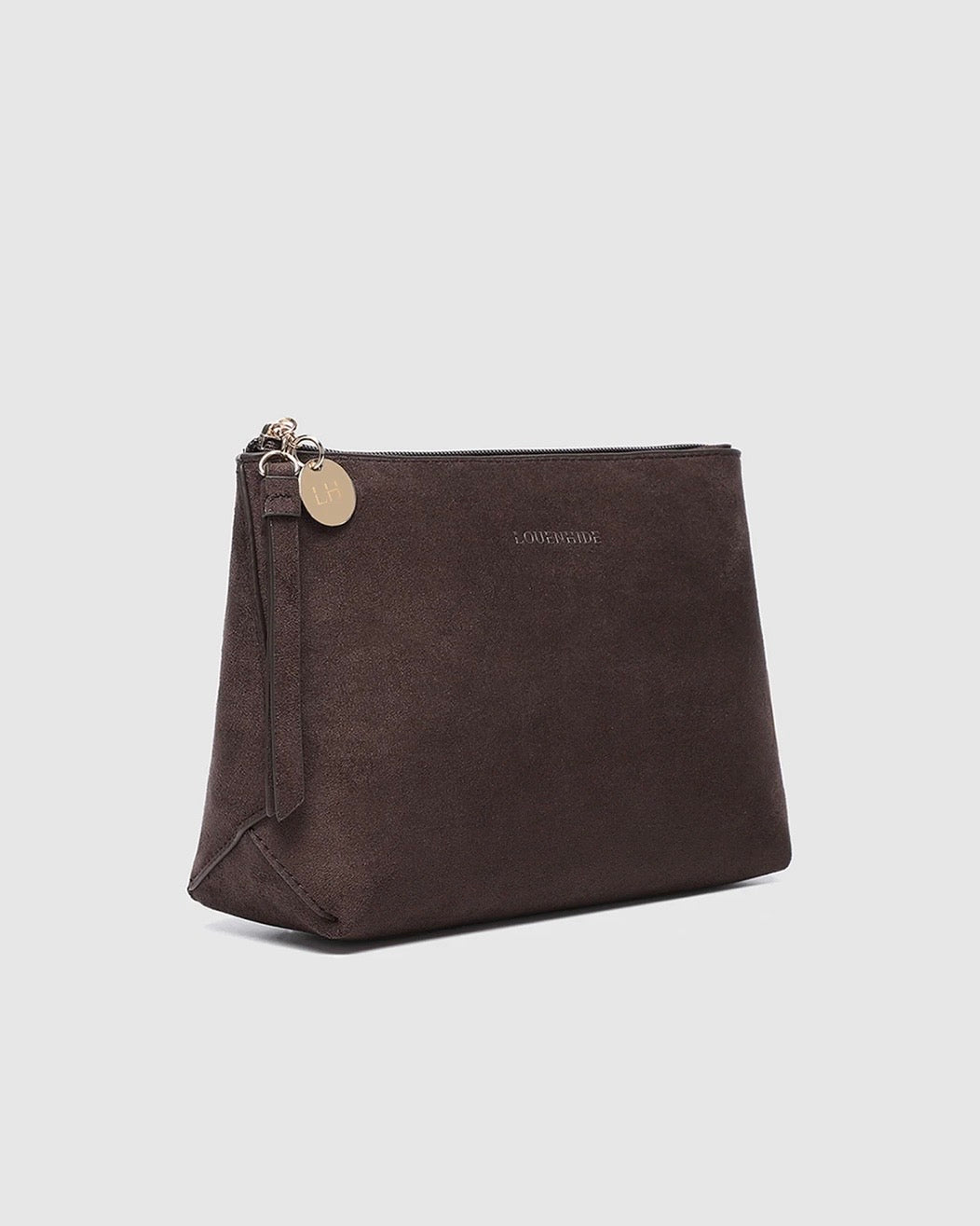 Sawyer Tote and Pouch Set (Chocolate Suedette)
