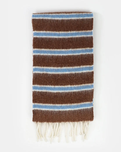 Basset Fluffy Stripe Scarf