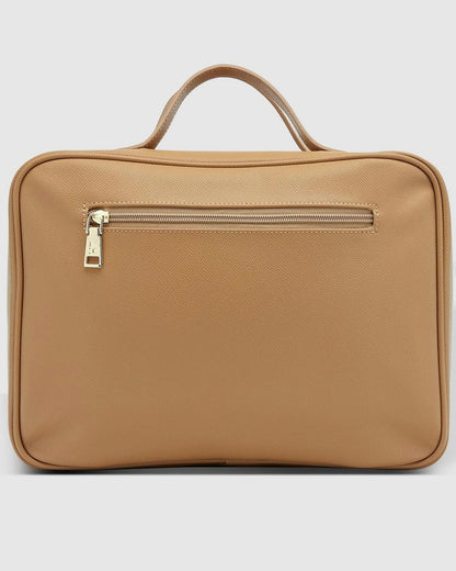 Emma Makeup Case (Camel)