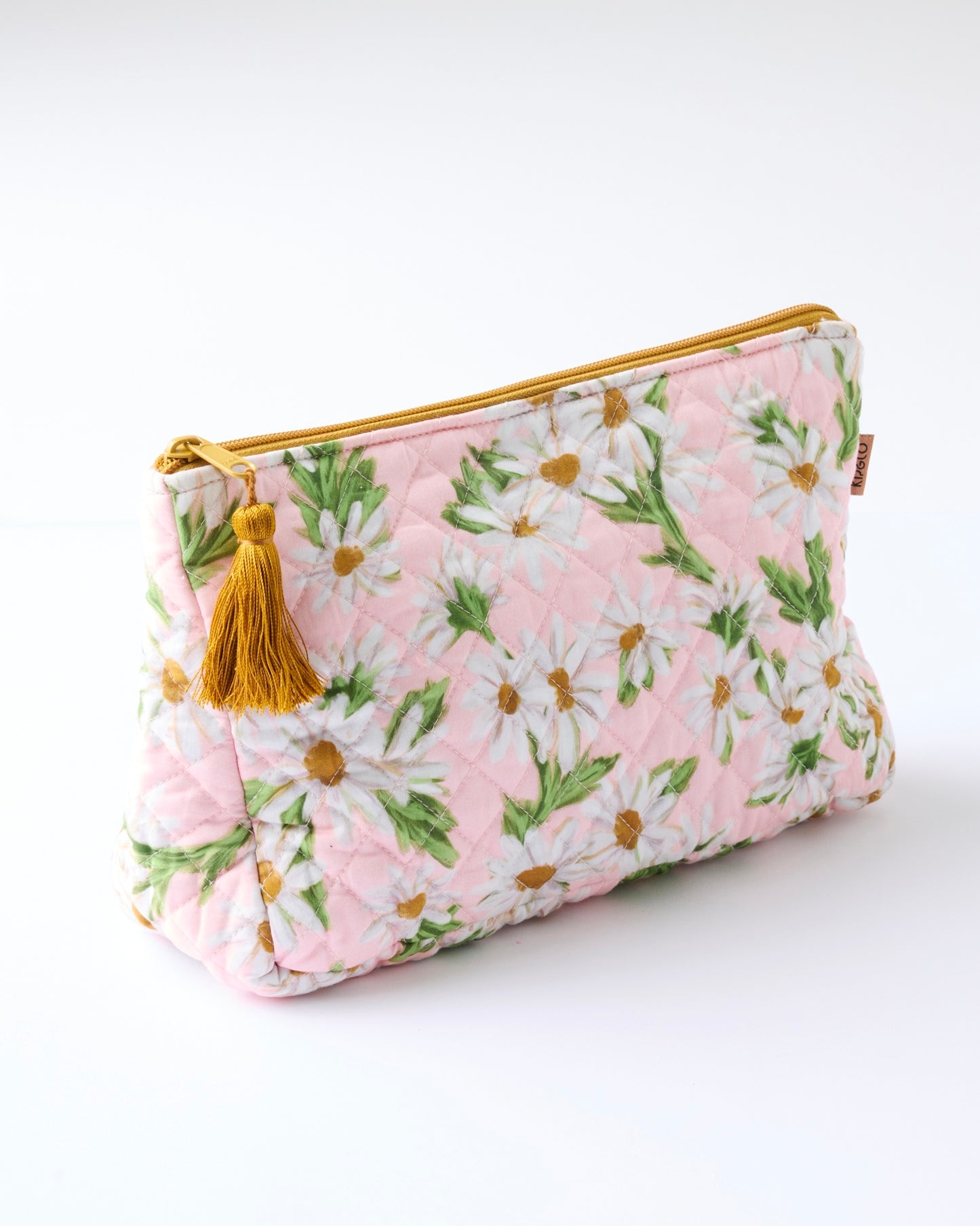 Quilted Cotton Toiletry Purse (Sweet Daisy)