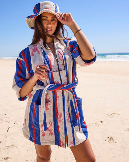 Lobster Fan Club Terry Mini Bath Robe