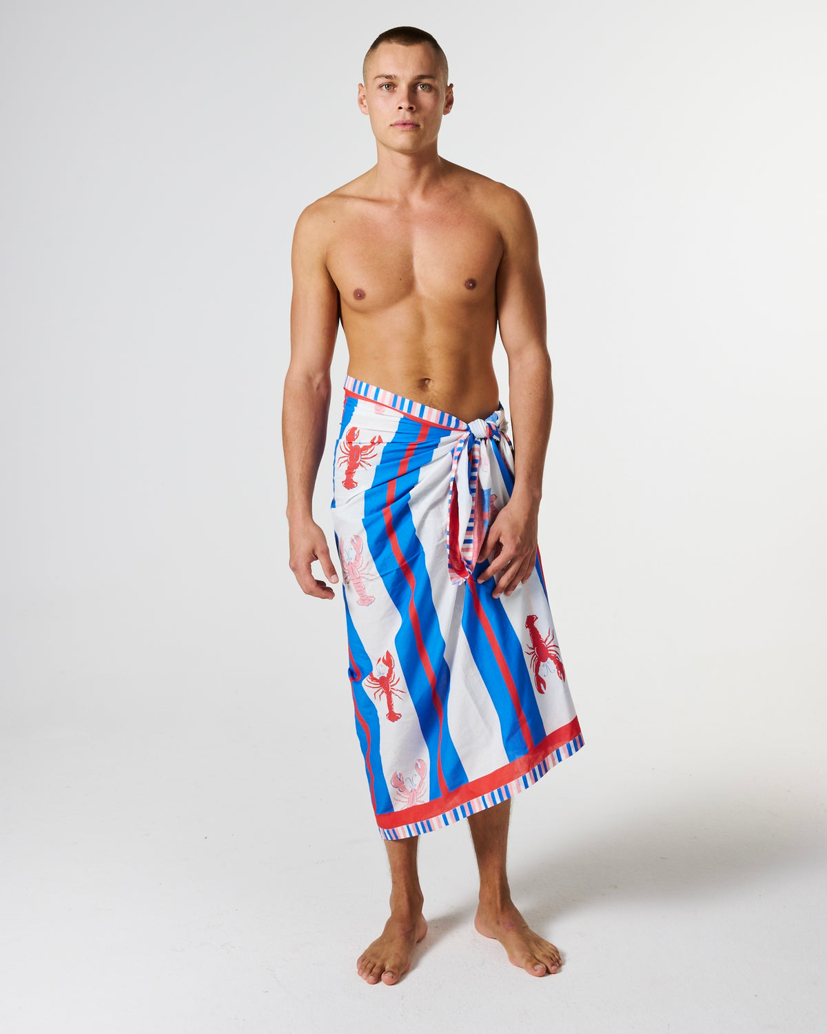 Lobster Fan Club Organic Cotton Sarong