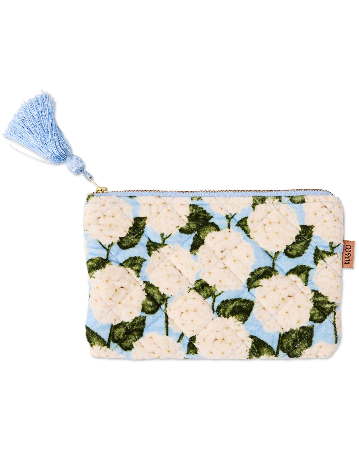 Velvet Cosmetic Purse (Hydrangea)