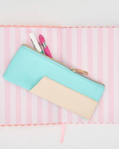 Pen Pouch (Aqua)