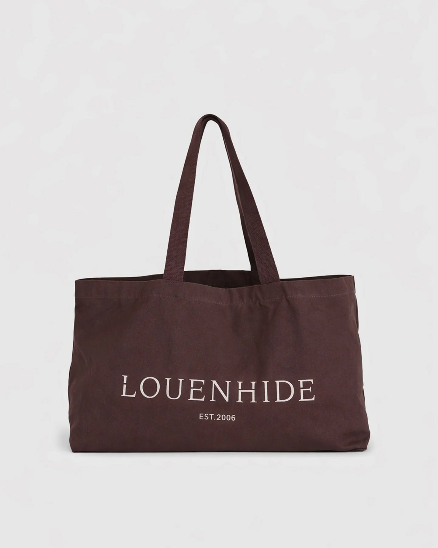Ricky Canvas Tote Bag (Chocolate)