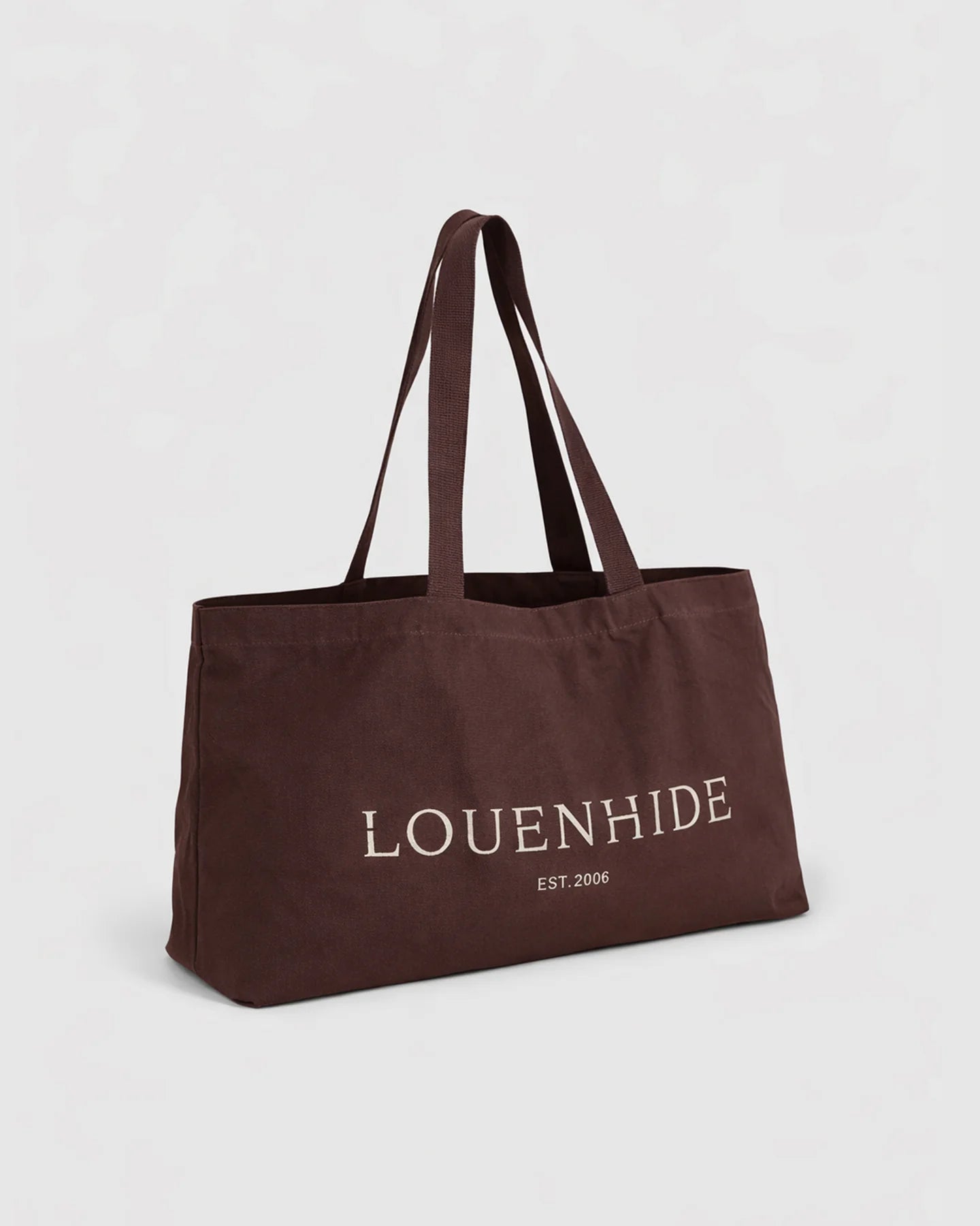Ricky Canvas Tote Bag (Chocolate)