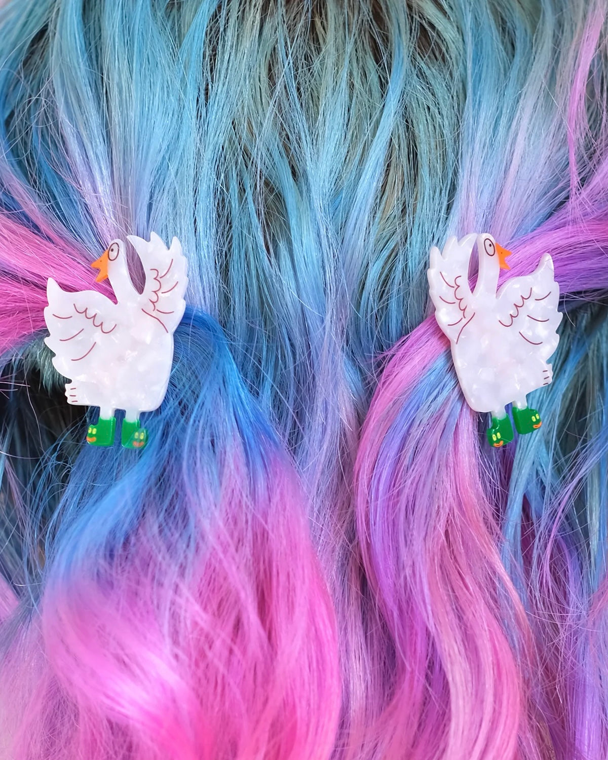Silly Goose Hair Slide Clips